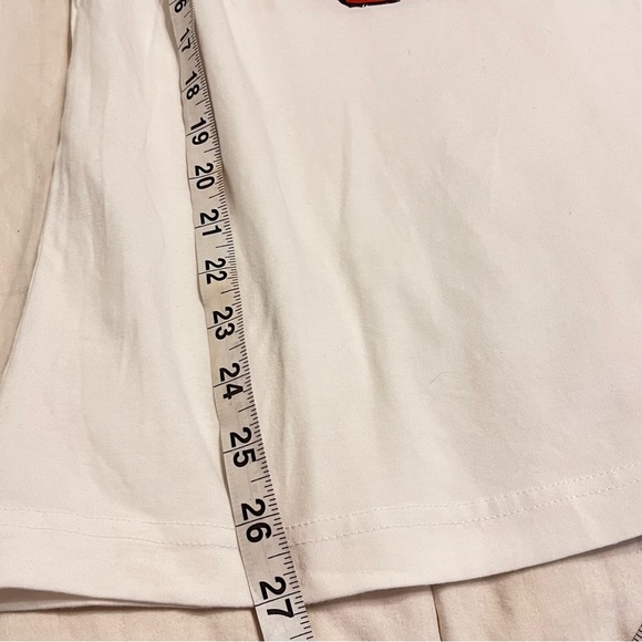 Long sleeve cotton tee Beach vacation Lobster with scoop neck oversized Small - Picture 6 of 6